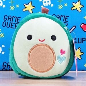 Squishmallow Austin the Avocado 5" UltraSoft Valentine's Day Food Toy Plush NWT